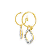 Zariya 18k Gold Plated Sterling Silver Earrings